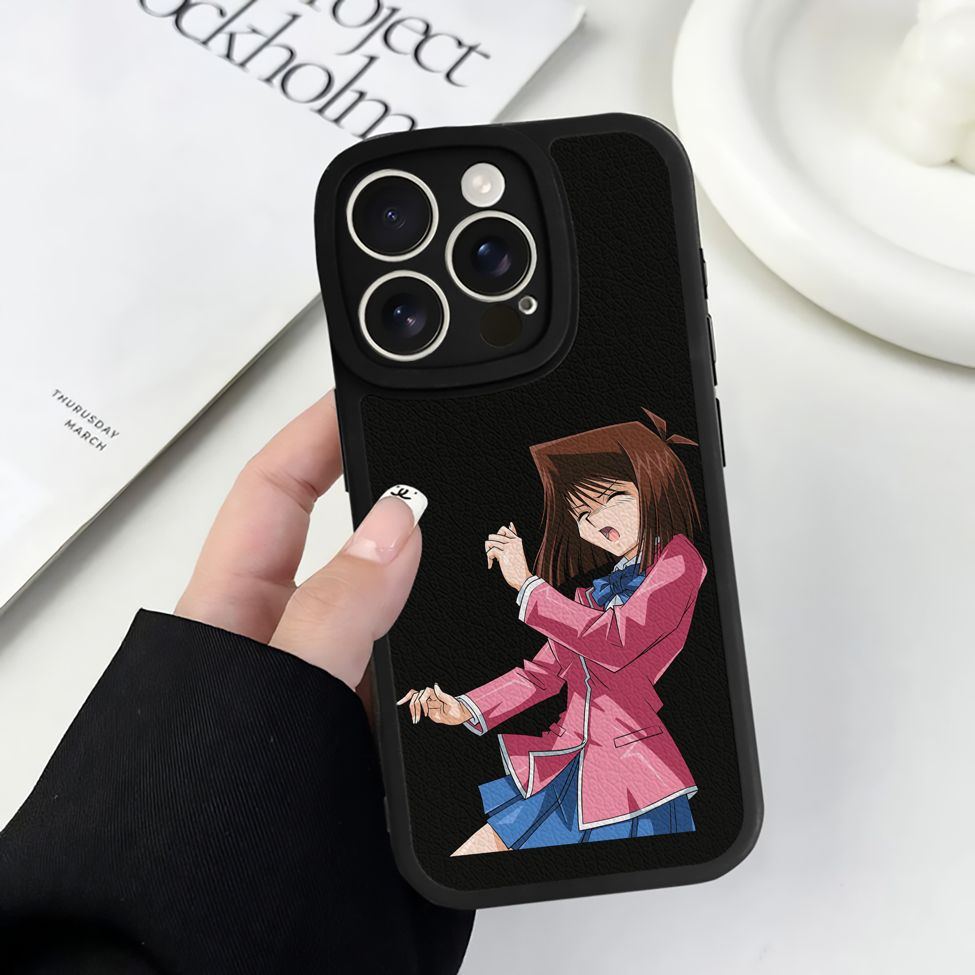 （画像用） 遊☆戯☆王 Yu-Gi-Oh! 【iPhone 16シリーズ対応】シリコンスマホケース（レザー調） 材質：シリコン